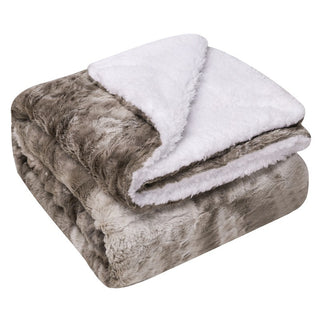 Coperta Doppia Spessa Flanella Fleece Morbida