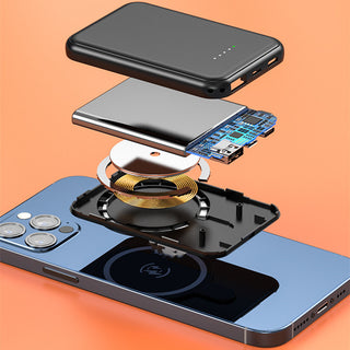 Mini Power Bank Portatile Magnetico 10000 mAh Ricarica Rapida