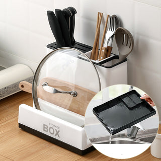 Organizer Cucina Multi Funzionale Porta Posate Coltelli Accessori