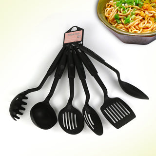 Set 6 Utensili Cucina Paletta Cucchiaio Padelle Anti Aderenti