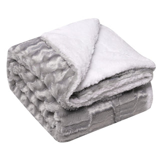 Coperta Doppia Spessa Flanella Fleece Morbida