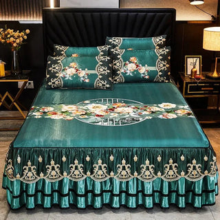 3 Pezzi Set Lenzuolo 2 Federe Tessuto Morbido Fresco Estivo Colorato Diverse Fantasie Tessili Arredo Camera-INTERIOR DREAM DESIGN