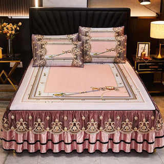 3 Pezzi Set Lenzuolo 2 Federe Tessuto Morbido Fresco Estivo Colorato Diverse Fantasie Tessili Arredo Camera-INTERIOR DREAM DESIGN