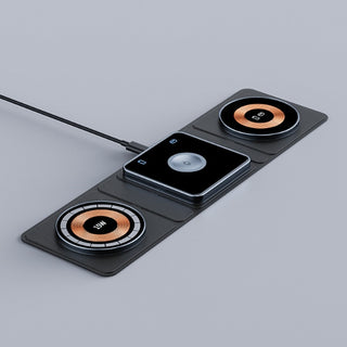 Stazione Ricarica Wireless Magnetica Smartphone Smartwatch