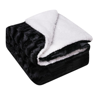 Coperta Doppia Spessa Flanella Fleece Morbida
