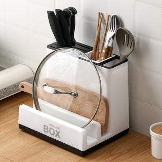 Organizer Cucina Multi Funzionale Porta Posate Coltelli Accessori