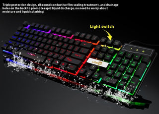 Tastiera Gaming Retro Illuminata Cavo USB