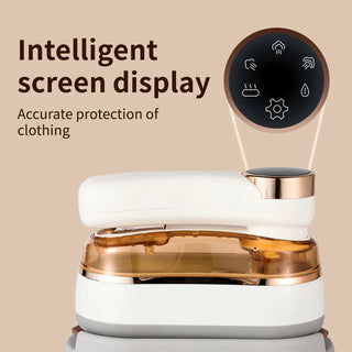 Ferro Da Stiro Colorato Piccole Dimensioni Display LED Capacità 180ml Utile Lavanderia-INTERIOR DREAM DESIGN