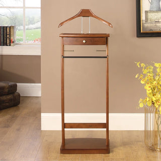 Appendiabiti Casa Legno Ingresso Vestiti Soggiorno Cassetto Colore Marrone Elegante-INTERIOR DREAM DESIGN