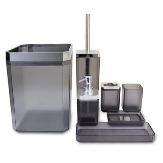 Accessori Bagno Pattumiera Organizzazione Azzurro Grigio Plastica Diversi Modelli-INTERIOR DREAM DESIGN