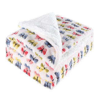 Coperta Doppia Spessa Flanella Fleece Morbida