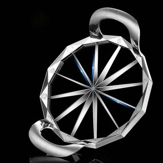 Affettatrice Grandi Dimensioni Colore Argento Acciaio Inossidabile Cucina Casa-INTERIOR DREAM DESIGN