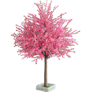 Albero Finto Piante Finte Tronco In Legno Fiori In Seta Rosa Ciliegia Interno Esterno Decorazioni Per la Casa Design - INTERIOR DREAM DESIGN