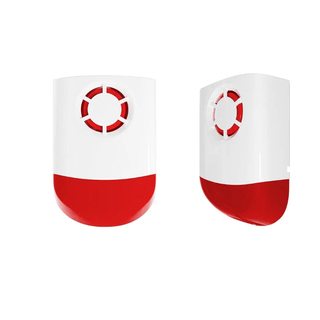 Allarme Impermeabile Casa Esterno Rosso Bianco Resistente Intelligente Sicurezza-INTERIOR DREAM DESIGN