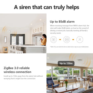 Allarme Sensore Sicurezza Protezione Casa Sirena Applicazione Smart Elettrodomestici-INTERIOR DREAM DESIGN