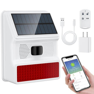 Allarme Sicurezza Diversi Modelli Bianco Allarme Sistema Impermeabile Pratico-INTERIOR DREAM DESIGN