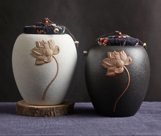 Animali Domestici Urna Memoriale Diversi Colori Fiore Decorativo Ceramica - INTERIOR DREAM DESIGN