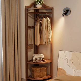 Appendi Abiti Angolare Materiale Legno Decorazione Casa Appendi Abiti Porta Oggetti Design Moderno-INTERIOR DREAM DESIGN