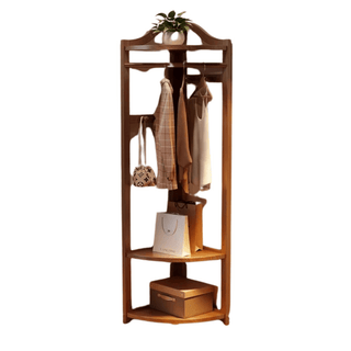 Appendi Abiti Angolare Materiale Legno Decorazione Casa Appendi Abiti Porta Oggetti Design Moderno-INTERIOR DREAM DESIGN