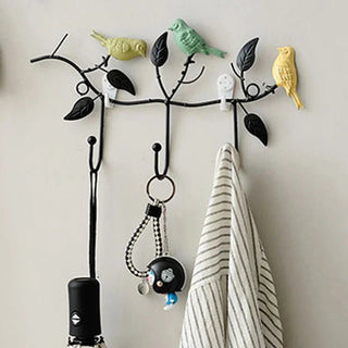 Appendi Abiti Moderno Dettaglio Uccelli Decorazione Ingresso Salotto Arredo Casa-INTERIOR DREAM DESIGN