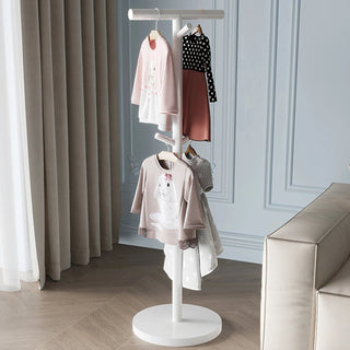 Appendiabiti Colore Bianco Materiale Metallo Ganci Vestiti Accessori Utile Design Minimal-INTERIOR DREAM DESIGN