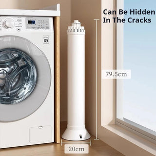 Appendiabiti Impermeabile Regolabile Bianco Utile Resistente Plastica Girevole Decorazione Casa-INTERIOR DREAM DESIGN