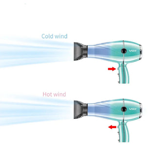 Asciugacapelli Professionale Potente Riscaldamento Rapido Regolazione Calda Fredda Cura Asciugatura Protezione - INTERIOR DREAM DESIGN