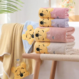 Asciugamano Morbido Assorbente Design Winnie The Pooh Accessori Arredamento Bagno - INTERIOR DREAM DESIGN