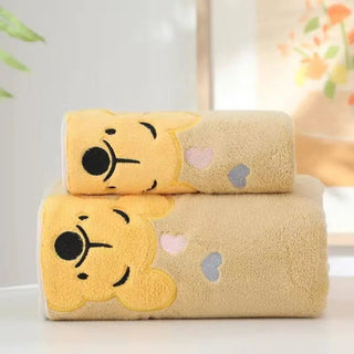 Asciugamano Morbido Assorbente Design Winnie The Pooh Accessori Arredamento Bagno - INTERIOR DREAM DESIGN