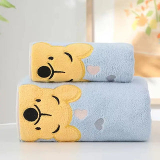 Asciugamano Morbido Assorbente Design Winnie The Pooh Accessori Arredamento Bagno - INTERIOR DREAM DESIGN