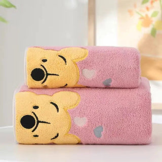 Asciugamano Morbido Assorbente Design Winnie The Pooh Accessori Arredamento Bagno - INTERIOR DREAM DESIGN