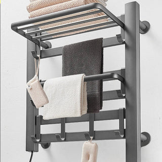 Asciugatrice Intelligente Elettronica Acciaio Bagno Utile Resistente Grigio Asciugamano-INTERIOR DREAM DESIGN