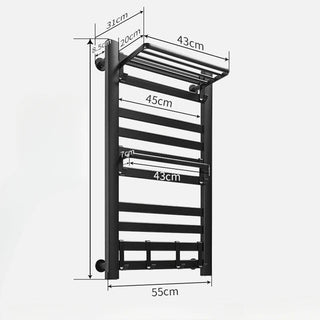 Asciugatrice Intelligente Elettronica Acciaio Bagno Utile Resistente Grigio Asciugamano-INTERIOR DREAM DESIGN