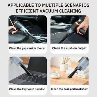 Aspirapolvere Auto Senza Fili Portatile Forte Aspirazione USB - INTERIOR DREAM DESIGN