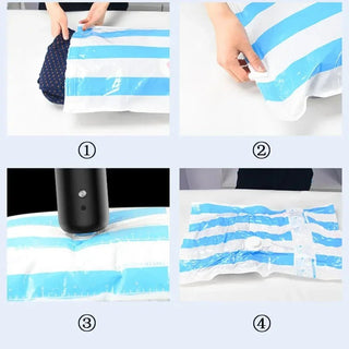 Aspiratore Aria Nero Sacchetti Azzurri Diversi Set Accessori Inclusi Elettrodomestici Casa-INTERIOR DREAM DESIGN