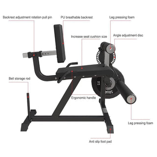 Attrezzo Palestra Fitness Allenamento Gambe Metallo Grandi Dimensioni Forma Fisica-INTERIOR DREAM DESIGN