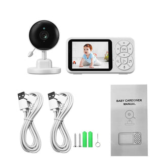 Baby Monitor Video Camera Bianco Diversi Modelli Pratico Display ABS Camera Letto Sicurezza-INTERIOR DREAM DESIGN