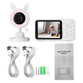 Baby Monitor Video Camera Bianco Diversi Modelli Pratico Display ABS Camera Letto Sicurezza-INTERIOR DREAM DESIGN