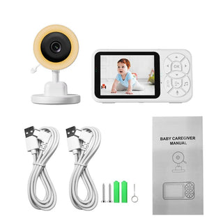 Baby Monitor Video Camera Bianco Diversi Modelli Pratico Display ABS Camera Letto Sicurezza-INTERIOR DREAM DESIGN