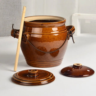 Barattolo Materiale Ceramica Uso Domestico Contenitore Per Alimenti Vaso Pratico Cucina-INTERIOR DREAM DESIGN