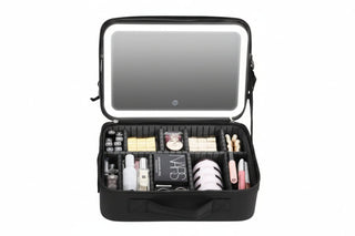 Beauty Case Portatile Specchio Grande Capacità Casa Viaggio - INTERIOR DREAM DESIGN