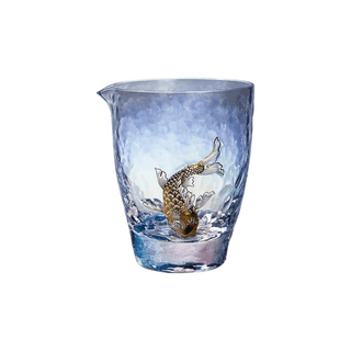 Bicchiere Particolare Pesce Azzurro Cucina Resistente Utile Divisore Tè Pratico Leggero-INTERIOR DREAM DESIGN