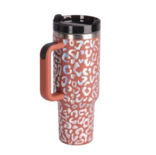 Bicchiere Termico 1200ml Acciaio Inox Cannuccia Anti Versamento - INTERIOR DREAM DESIGN