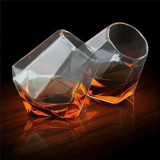 Bicchiere Vetro Calice Design Creativo Whisky Creativo Elegante Drink Accessori Cucina - INTERIOR DREAM DESIGN