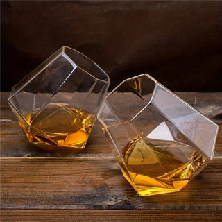 Bicchiere Vetro Calice Design Creativo Whisky Creativo Elegante Drink Accessori Cucina - INTERIOR DREAM DESIGN