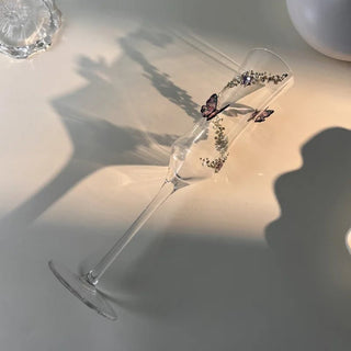 Bicchieri Cocktail Prosecco Fantasia Elegante Stile Farfalla Capiente Cerimonie-INTERIOR DREAM DESIGN