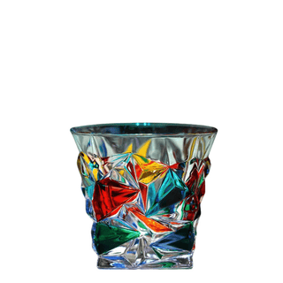 Bicchieri Materiale Vetro Dimensioni Diverse Multicolore Design Creativo Moderno Innovativo-INTERIOR DREAM DESIGN