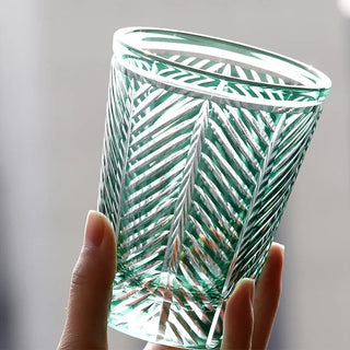 Bicchieri Materiale Vetro Diverse Colorazioni Arredo Tavolo Design Creativo Moderno-INTERIOR DREAM DESIGN