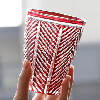 Bicchieri Materiale Vetro Diverse Colorazioni Arredo Tavolo Design Creativo Moderno-INTERIOR DREAM DESIGN