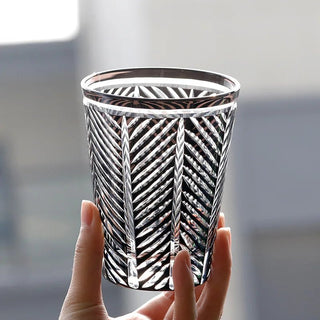 Bicchieri Materiale Vetro Diverse Colorazioni Arredo Tavolo Design Creativo Moderno-INTERIOR DREAM DESIGN